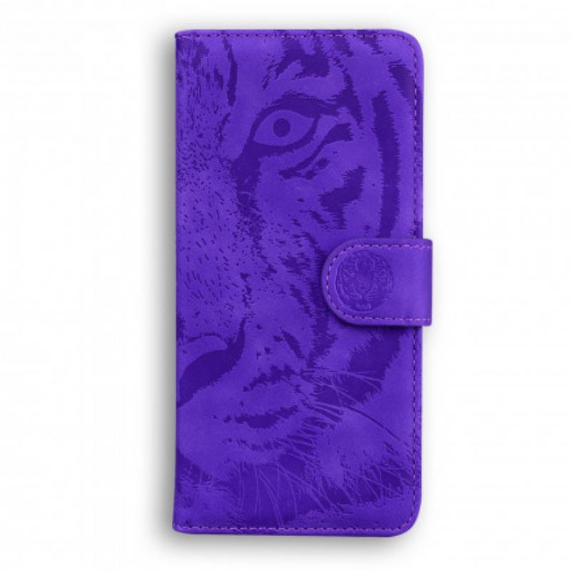 Housse Huawei P50 Pro Empreinte Face de Tigre