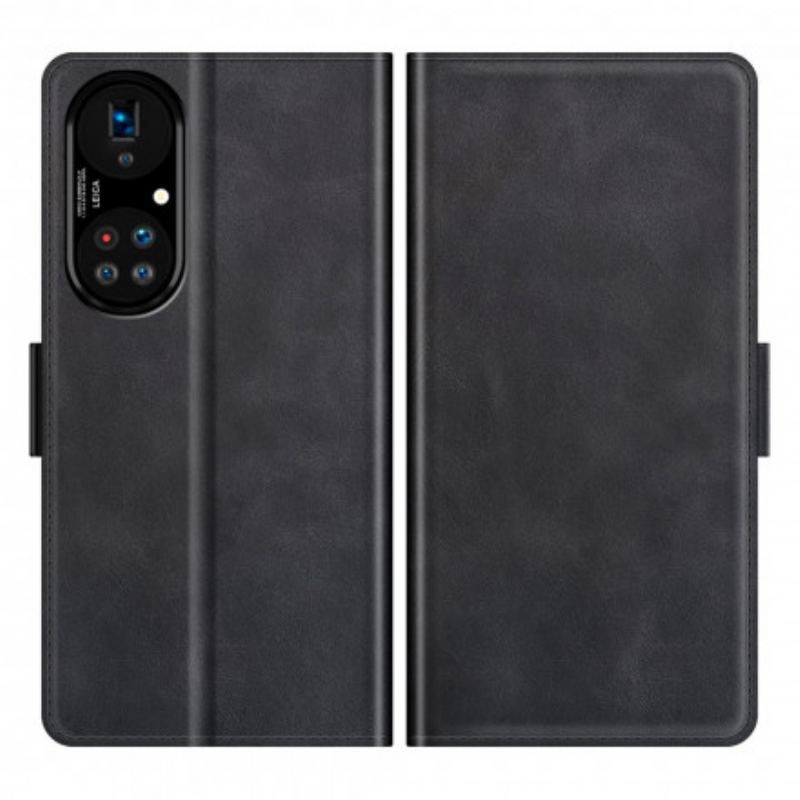 Housse Huawei P50 Pro Style Cuir Design