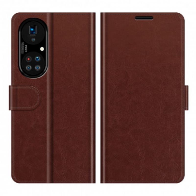 Housse Huawei P50 Pro Style Cuir Design