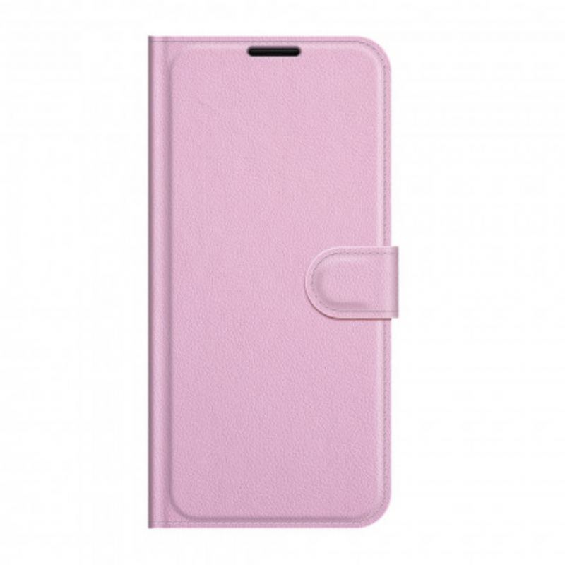 Housse Huawei P50 Pro Style Cuir Litchi Classique