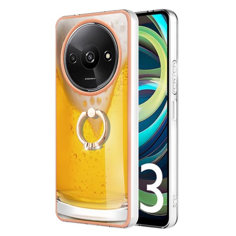 Coque Xiaomi Redmi A3 / Poco C61 Anneau-Support Bière