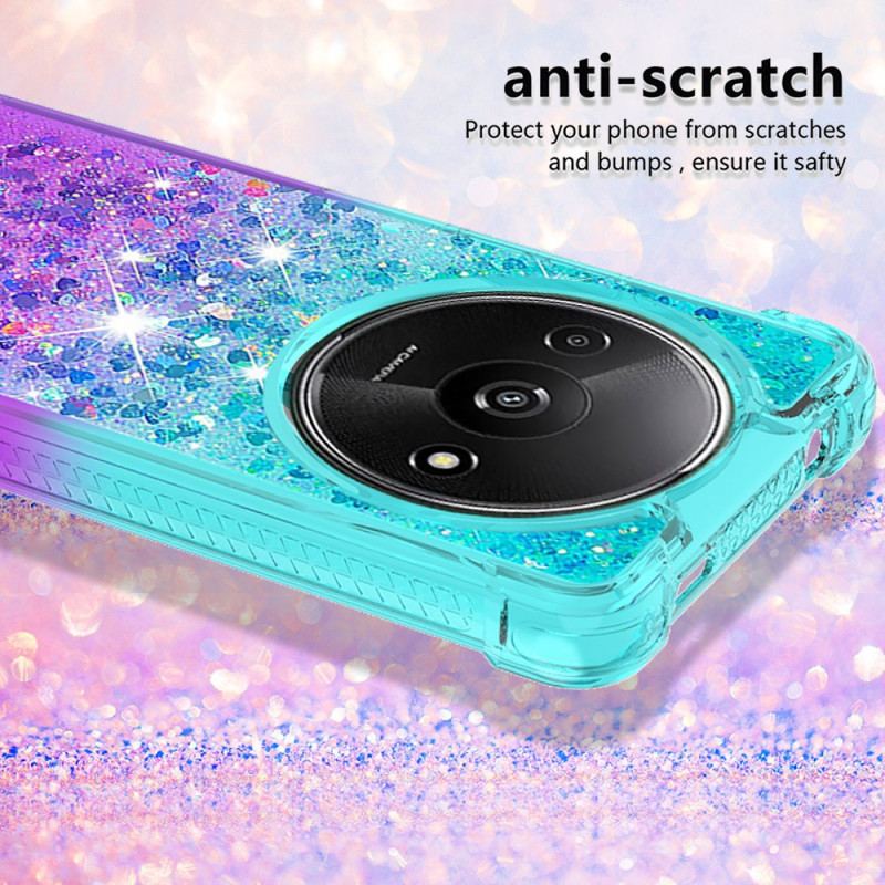 Coque Xiaomi Redmi A3 / Poco C61 Dégradé Paillettes