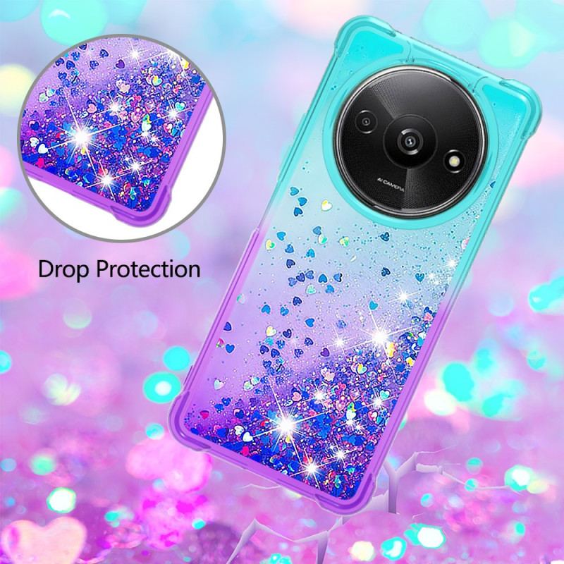 Coque Xiaomi Redmi A3 / Poco C61 Dégradé Paillettes