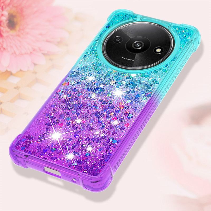 Coque Xiaomi Redmi A3 / Poco C61 Dégradé Paillettes