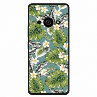 Coque Xiaomi Redmi A3 / Poco C61 Feuilles de Plantain et Fleurs d'Or