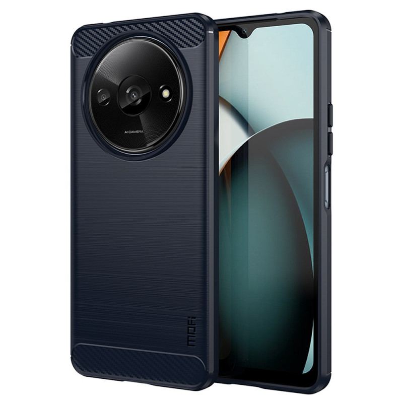 Coque Xiaomi Redmi A3 / Poco C61 Fibre Carbone Brossée MOFI