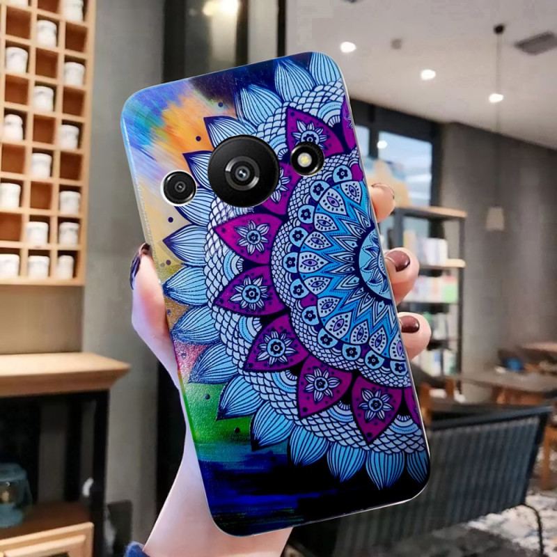 Coque Xiaomi Redmi A3 / Poco C61 Fleur de Mandala