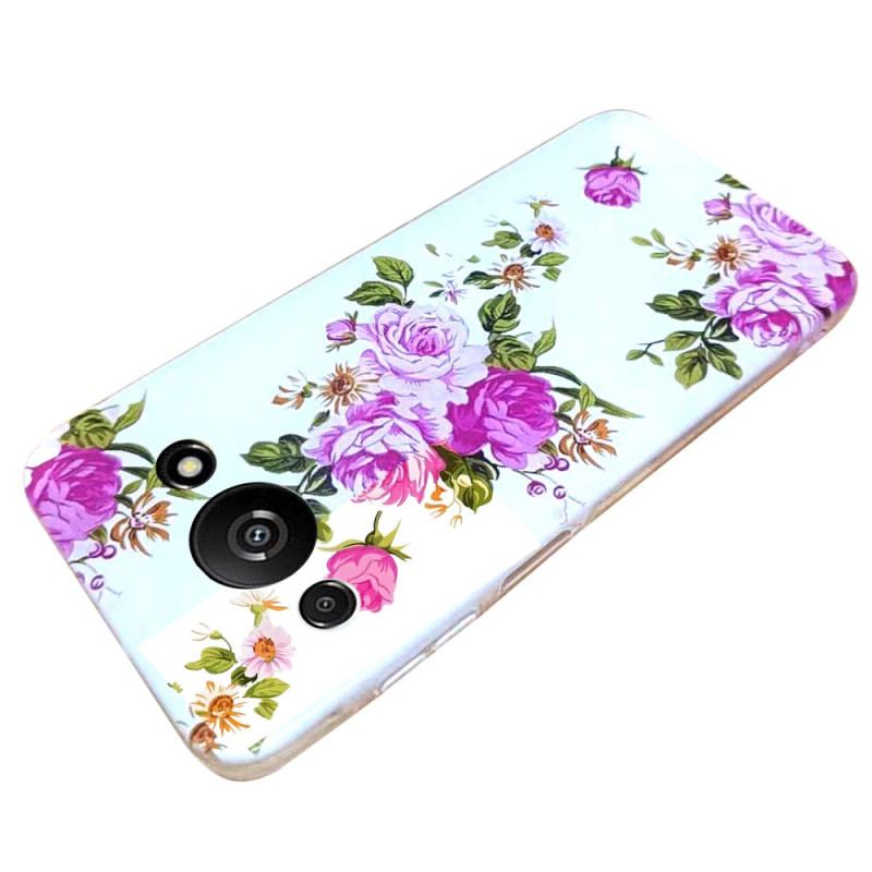 Coque Xiaomi Redmi A3 / Poco C61 Fleurs Liberty