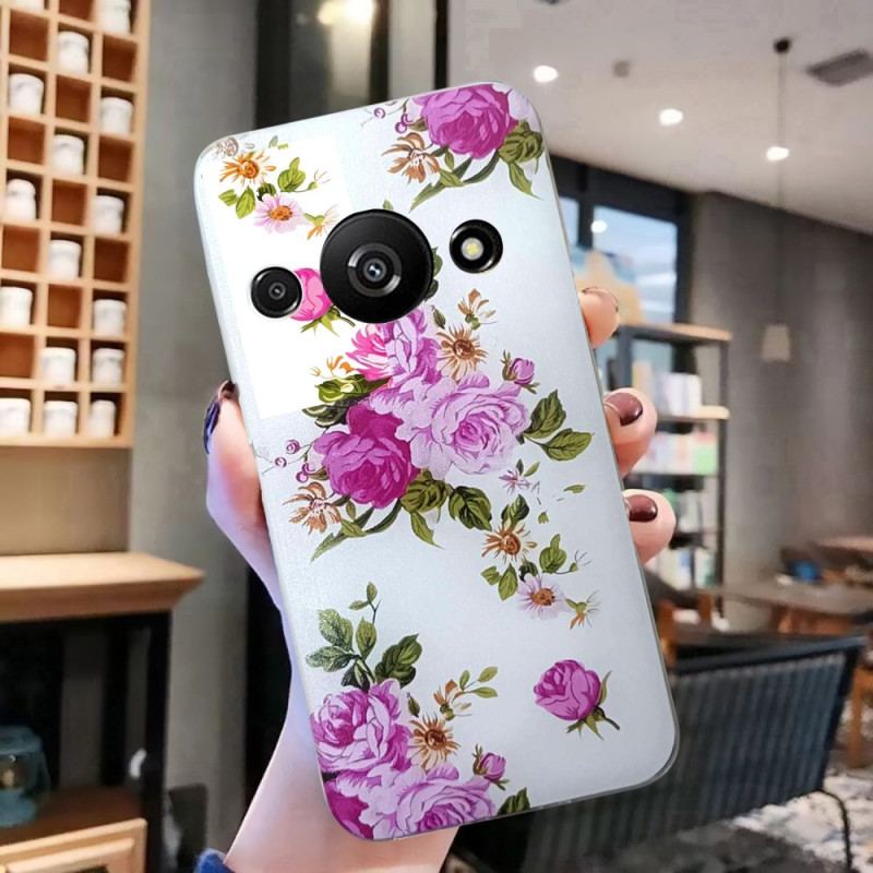 Coque Xiaomi Redmi A3 / Poco C61 Fleurs Liberty