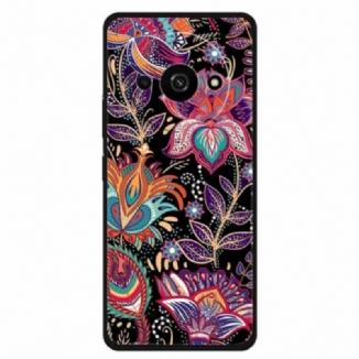 Coque Xiaomi Redmi A3 / Poco C61 Fleurs Pourpres