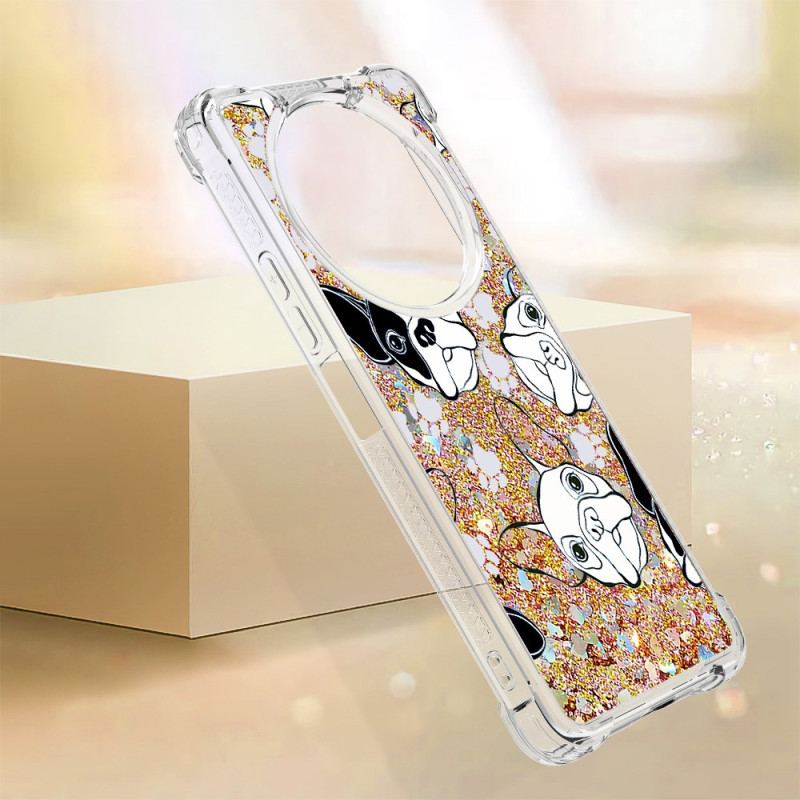 Coque Xiaomi Redmi A3 / Poco C61 Paillettes Chien