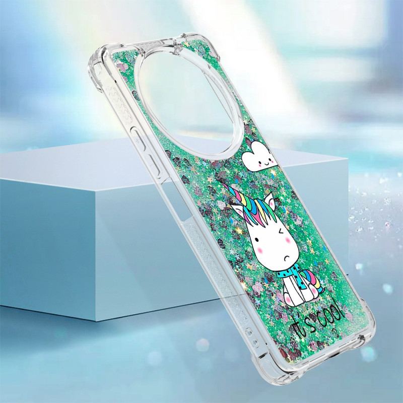 Coque Xiaomi Redmi A3 / Poco C61 Paillettes Licorne