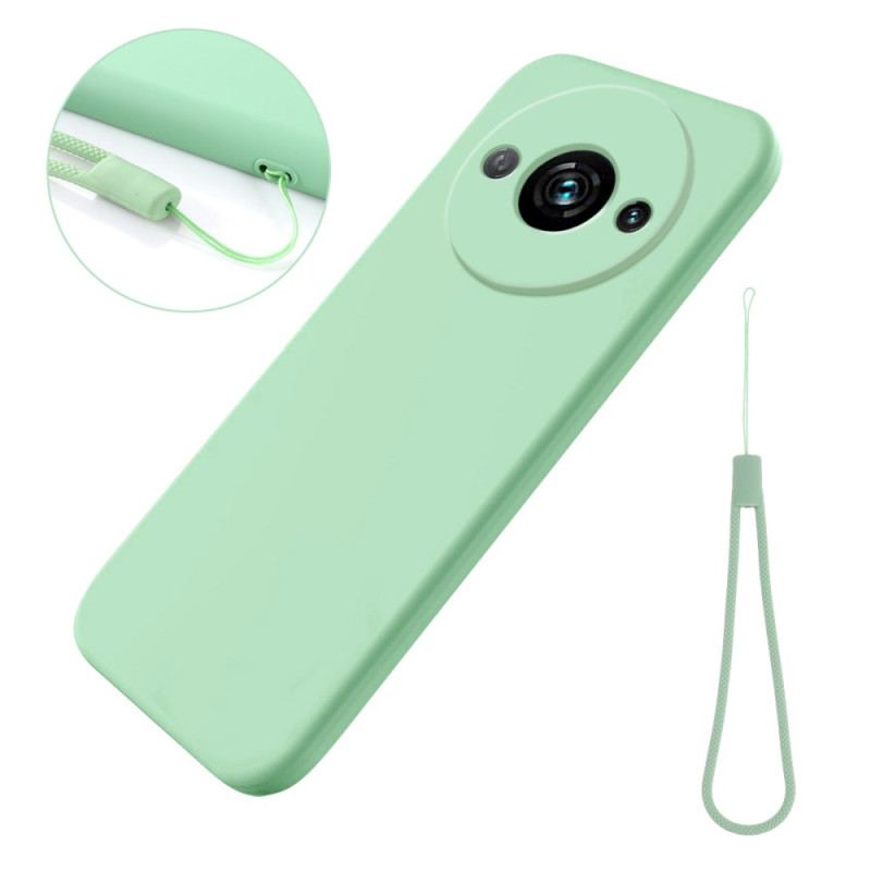 Coque Xiaomi Redmi A3 / Poco C61 Silicone Liquide à Lanière