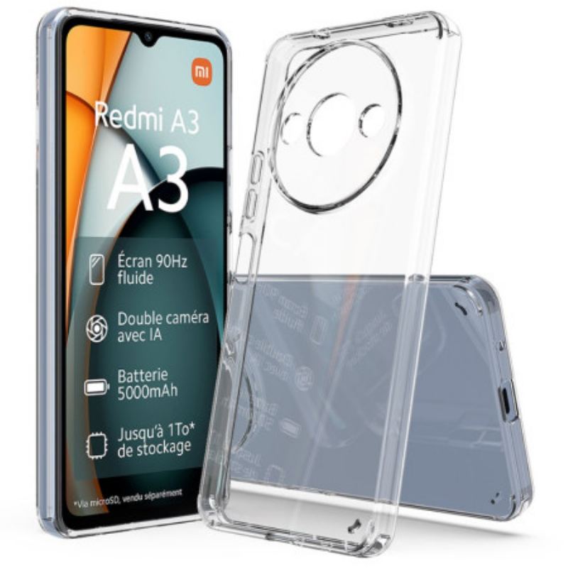 Coque Xiaomi Redmi A3 / Poco C61 Transparente