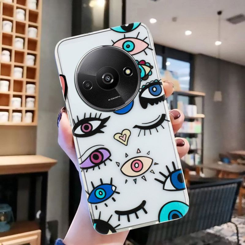 Coque Xiaomi Redmi A3 / Poco C61 Yeux de Monstre