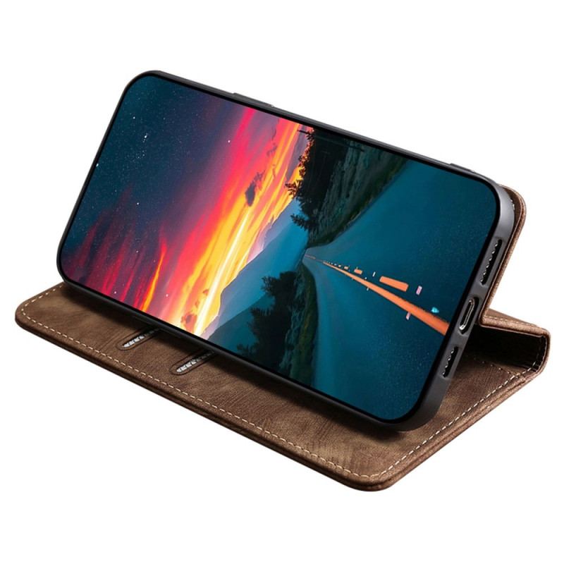 Flip Cover Xiaomi Redmi A3 / Poco C61 Portefeuille Vintage avec Blocage RFID