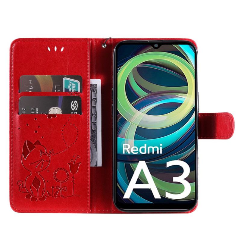 Housse Xiaomi Redmi A3 / Poco C61 Chat et Abeille