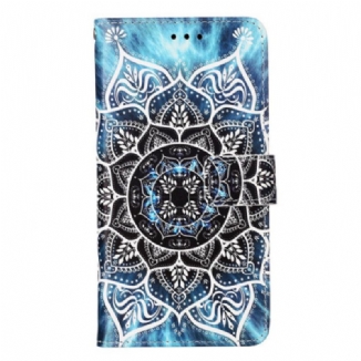 Housse Xiaomi Redmi A3 / Poco C61 Fleur Mandala à Lanière