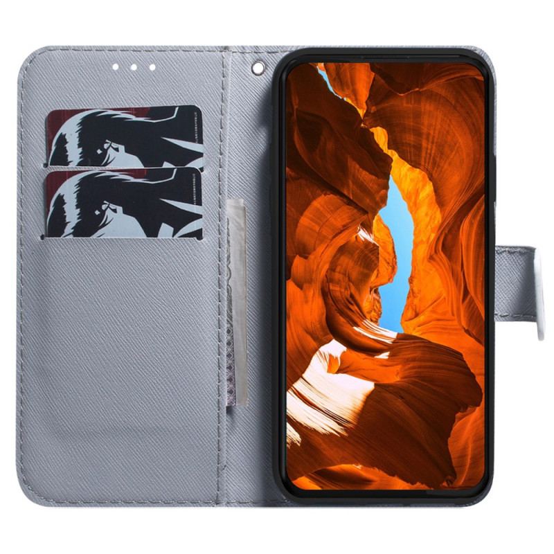 Housse Xiaomi Redmi A3 / Poco C61 Loup Aquarelle