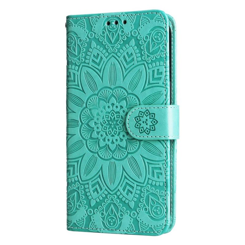 Housse Xiaomi Redmi A3 / Poco C61 Motif Tournesol avec Lanière