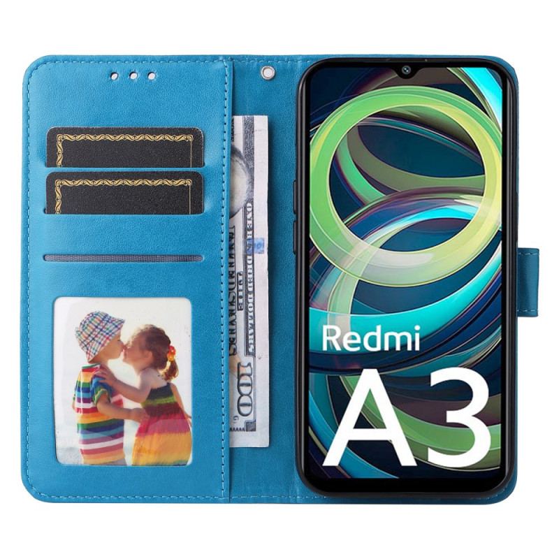 Housse Xiaomi Redmi A3 / Poco C61 Motif Tournesol avec Lanière