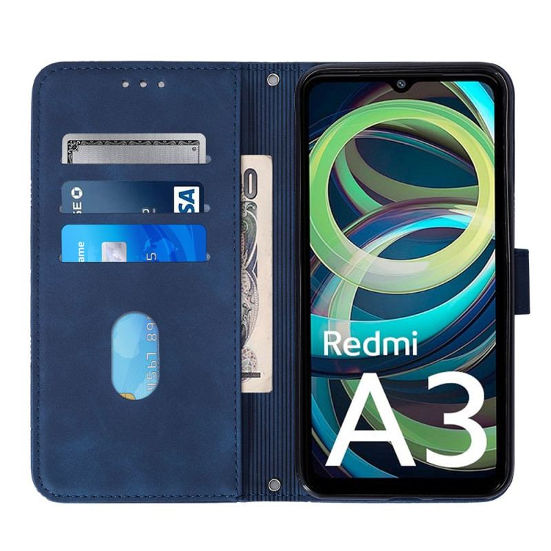 Housse Xiaomi Redmi A3 / Poco C61 Triangles à Bandoulière