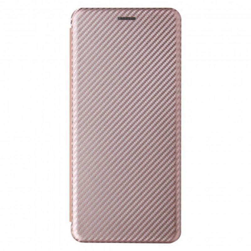 Flip Cover Moto G100 Silicone Carbone