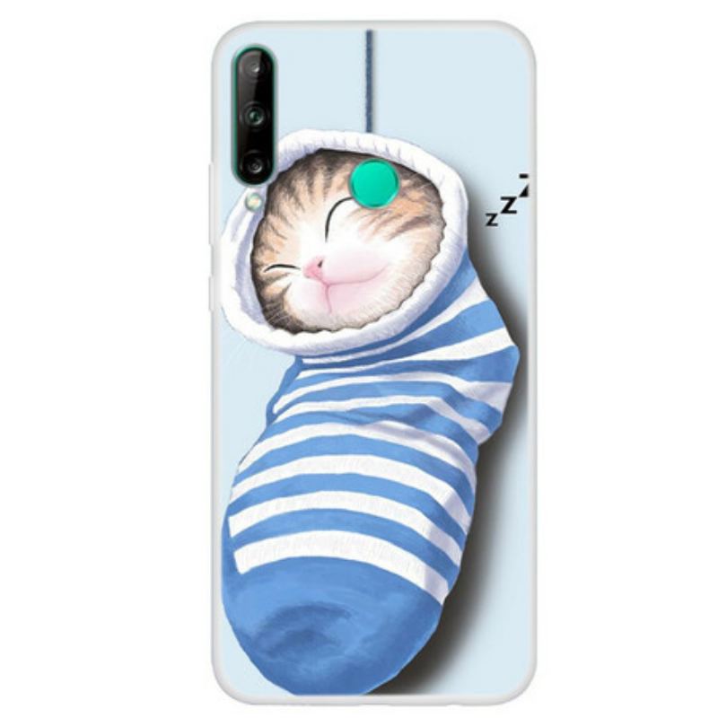 Coque Huawei P40 Lite E / Y7p Chaton Endormi