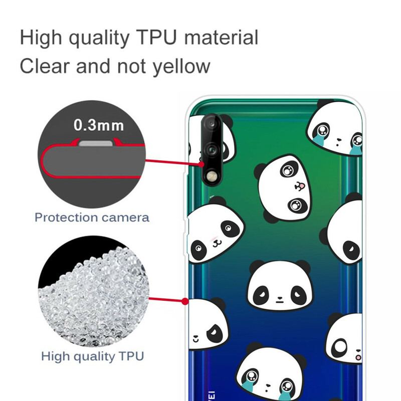 Coque Huawei P40 Lite E / Y7p Pandas Sentimentaux