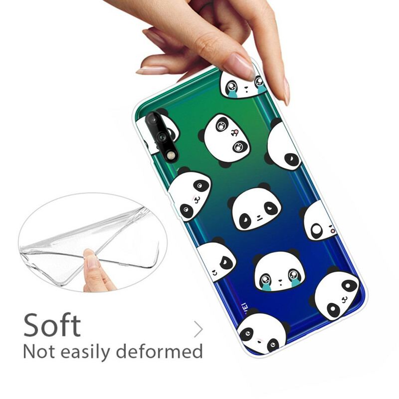 Coque Huawei P40 Lite E / Y7p Pandas Sentimentaux