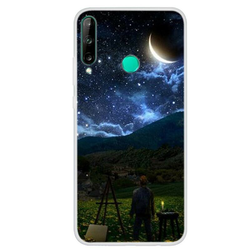 Coque Huawei P40 Lite E / Y7p Peintre Dans La Nuit