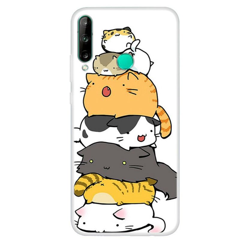 Coque Huawei P40 Lite E / Y7p Tas De Chats Cartoon