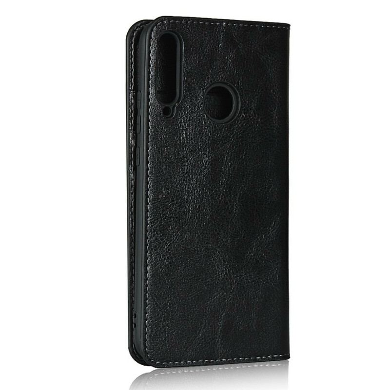 Flip Cover Huawei P40 Lite E / Y7p Cuir Véritable