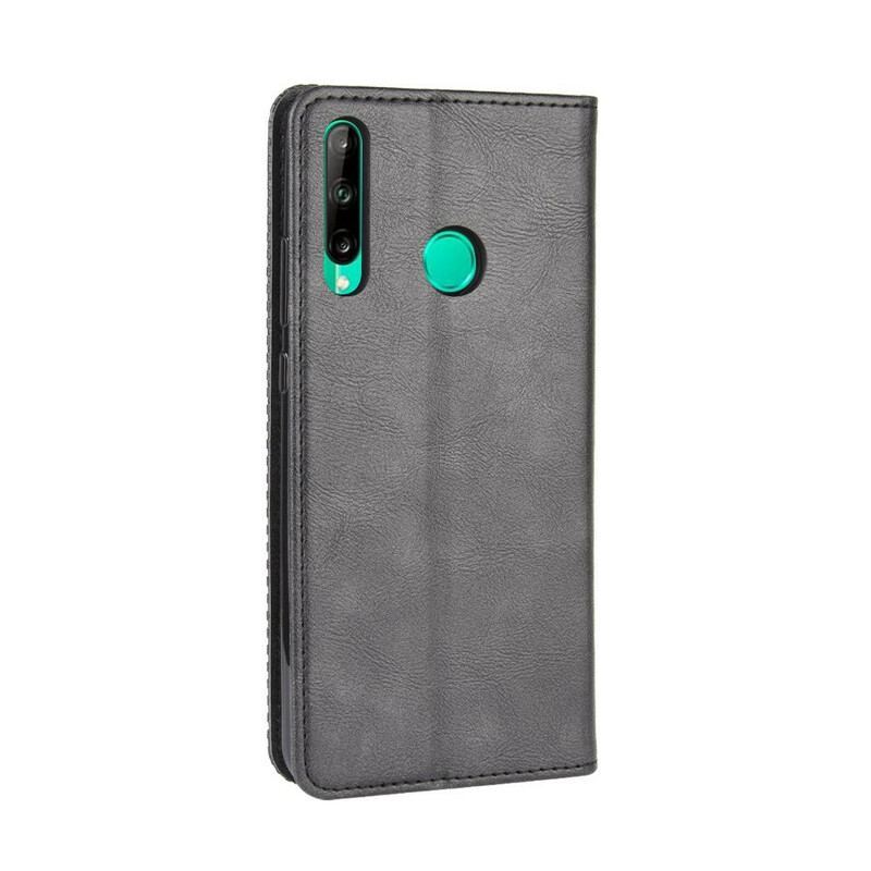 Flip Cover Huawei P40 Lite E / Y7p Effet Cuir Vintage Stylisé