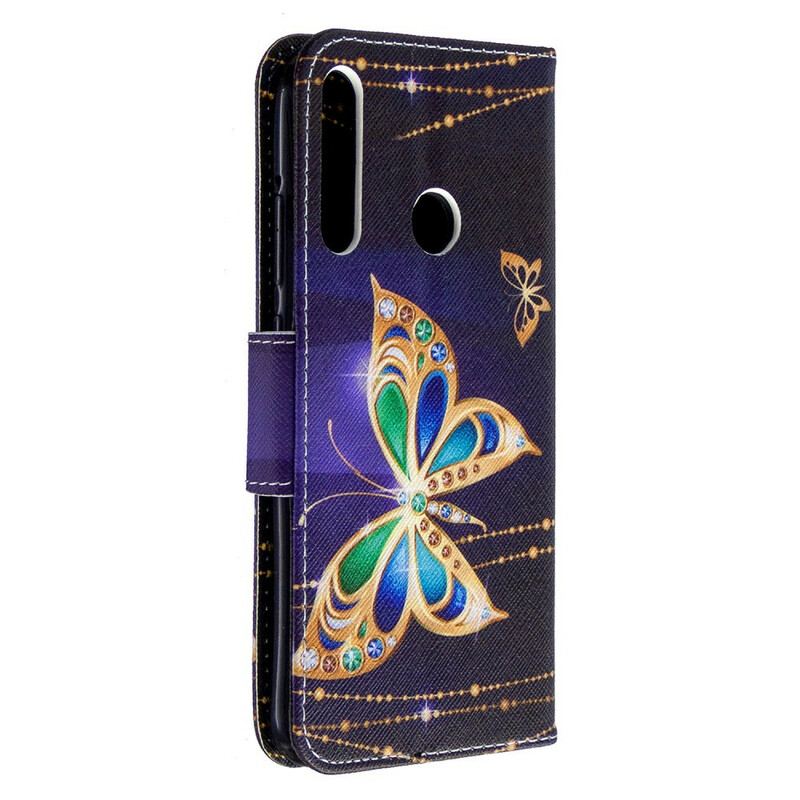 Housse Huawei P40 Lite E / Y7p Papillons Rois