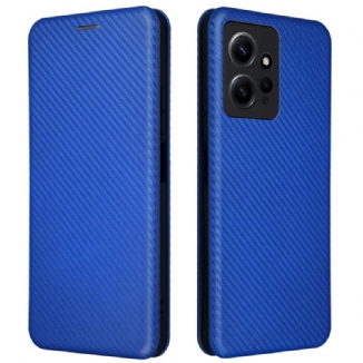 Flip Cover Xiaomi Redmi Note 12 4G Fibre Carbone