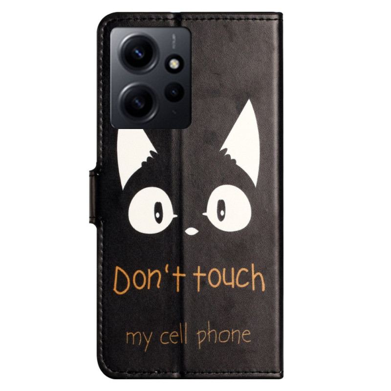 Housse Xiaomi Redmi Note 12 4G Don't Touch my Cell Phone