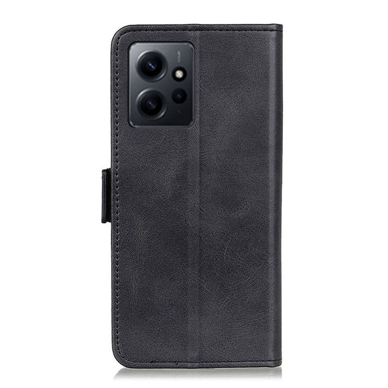 Housse Xiaomi Redmi Note 12 4G Double Fermoir