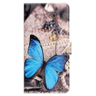 Housse Xiaomi Redmi Note 12 4G Papillon Bleu
