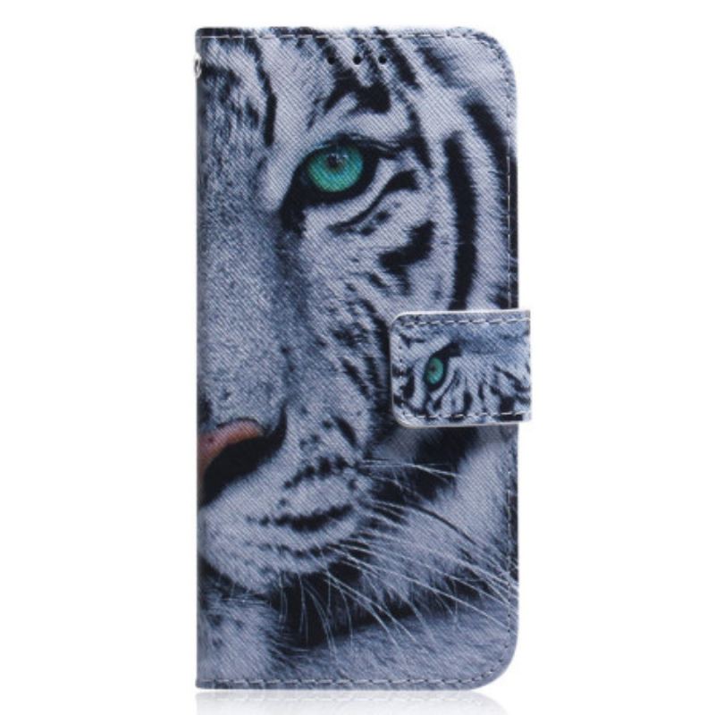 Housse Xiaomi Redmi Note 12 4G Tigre Blanc