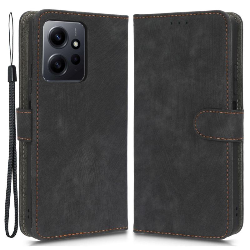 Housse Xiaomi Redmi Note 12 4G Vintage Coutures Apparentes