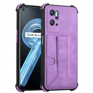 Coque Realme 9i Cuir Support et Porte-Cartes