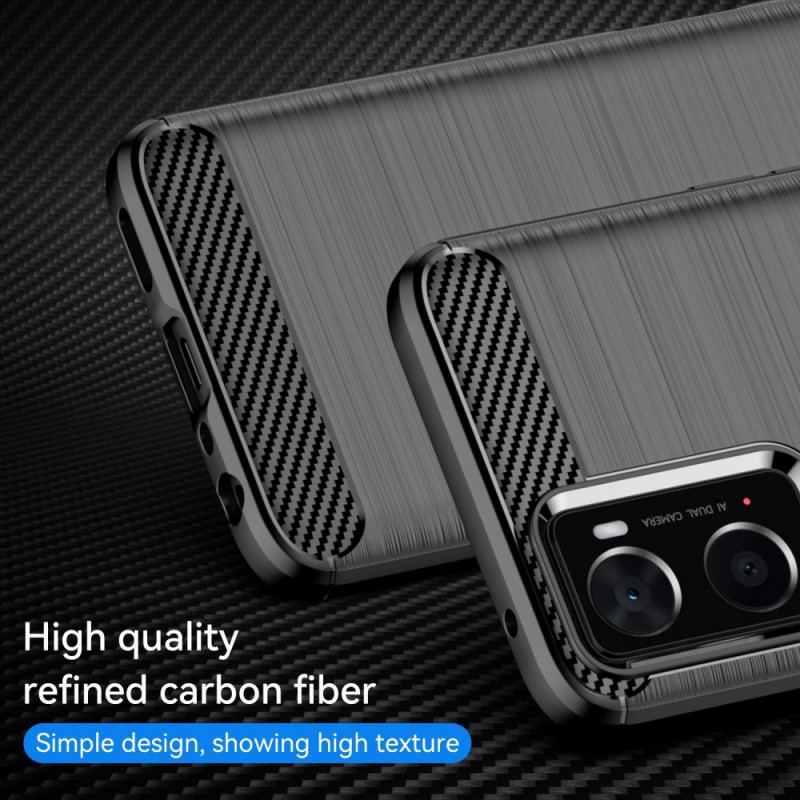 Coque Realme 9i Fibre Carbone Brossée