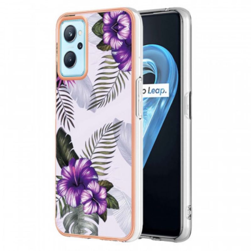 Coque Realme 9i Mini Fleurs Violettes