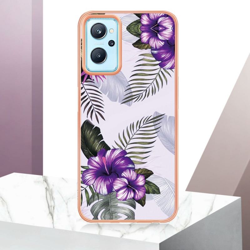 Coque Realme 9i Mini Fleurs Violettes