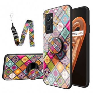 Coque Realme 9i Support Magnétique Patchwork