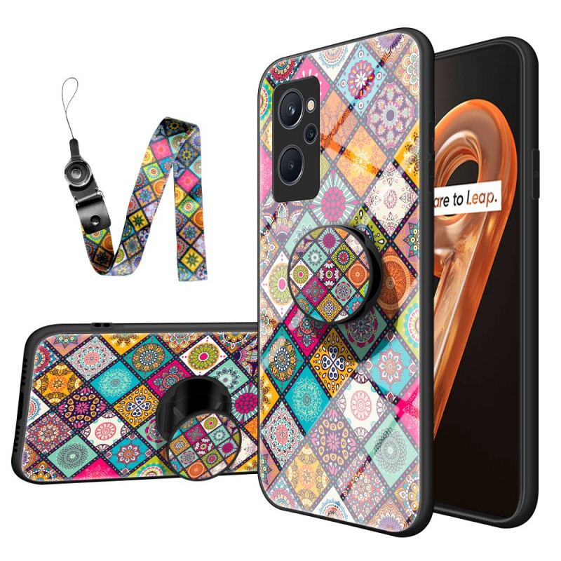 Coque Realme 9i Support Magnétique Patchwork