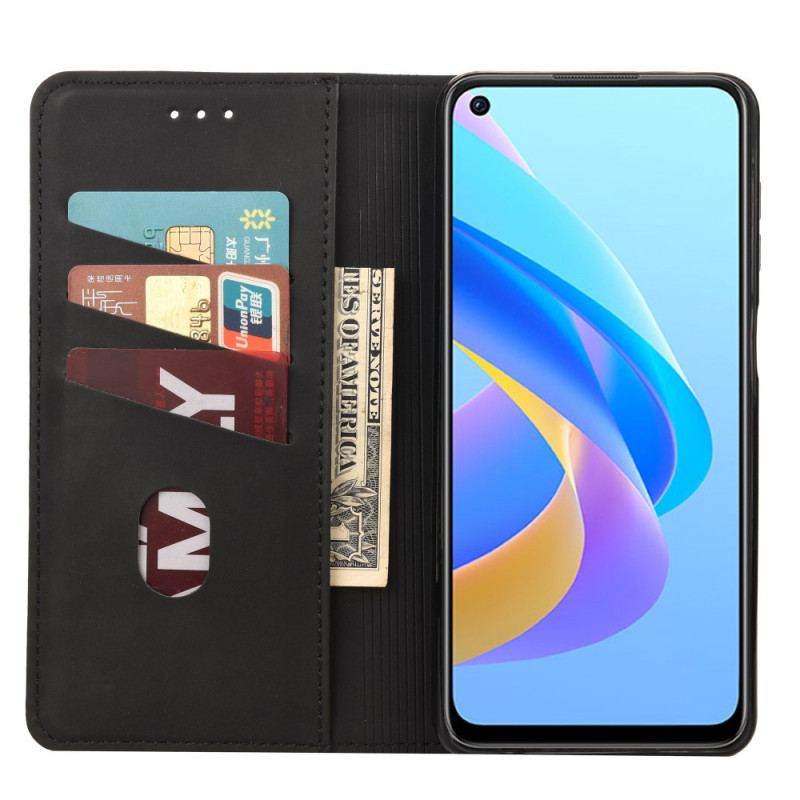 Flip Cover Realme 9i Effet Cuir Business Bicolore