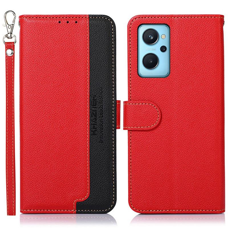 Housse Khazneh pour Realme 9i Porte-Feuille Bicolor