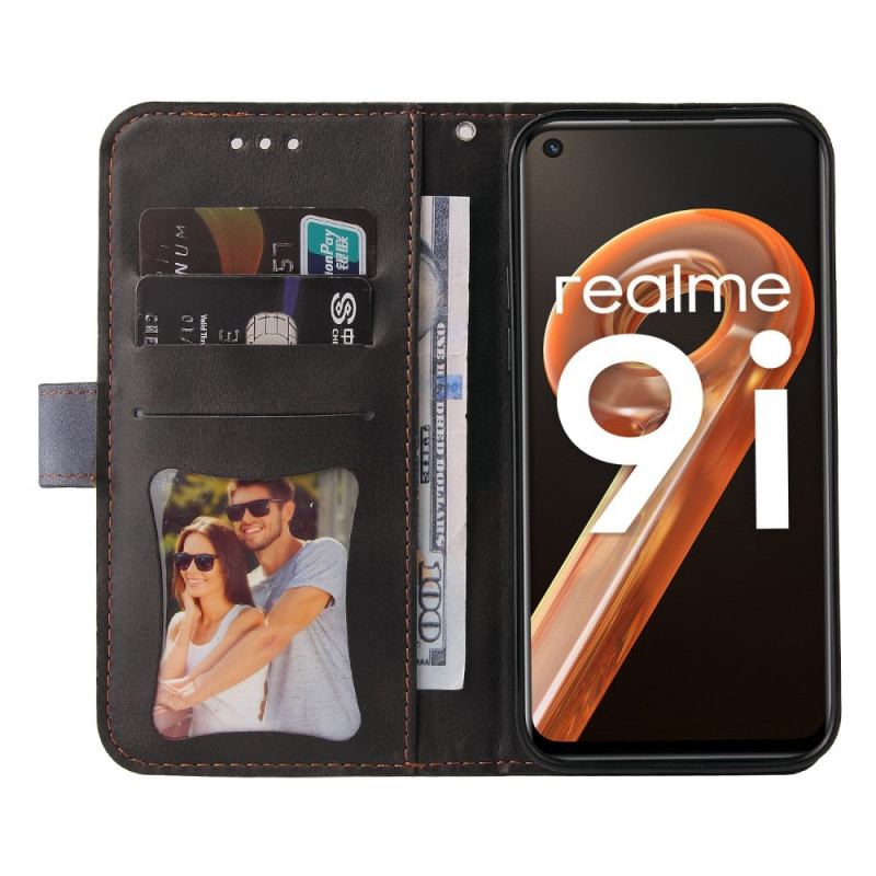 Housse Realme 9i Bicolore à Lanière